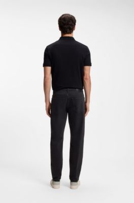 Maine regular-fit jeans in comfort-stretch denim, Dark Blue