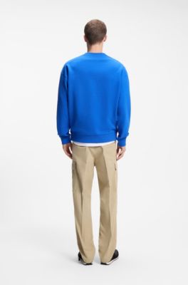 Relaxed-fit cargo trousers in cotton ripstop, Beige