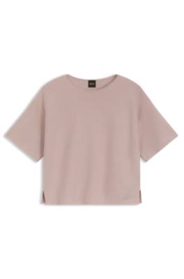 Relaxed-fit sweater in cotton and virgin wool 1