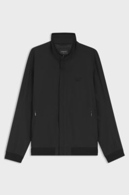 Porsche x BOSS water-repellent softshell jacket, Black