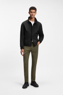 Porsche x BOSS water-repellent softshell jacket, Black