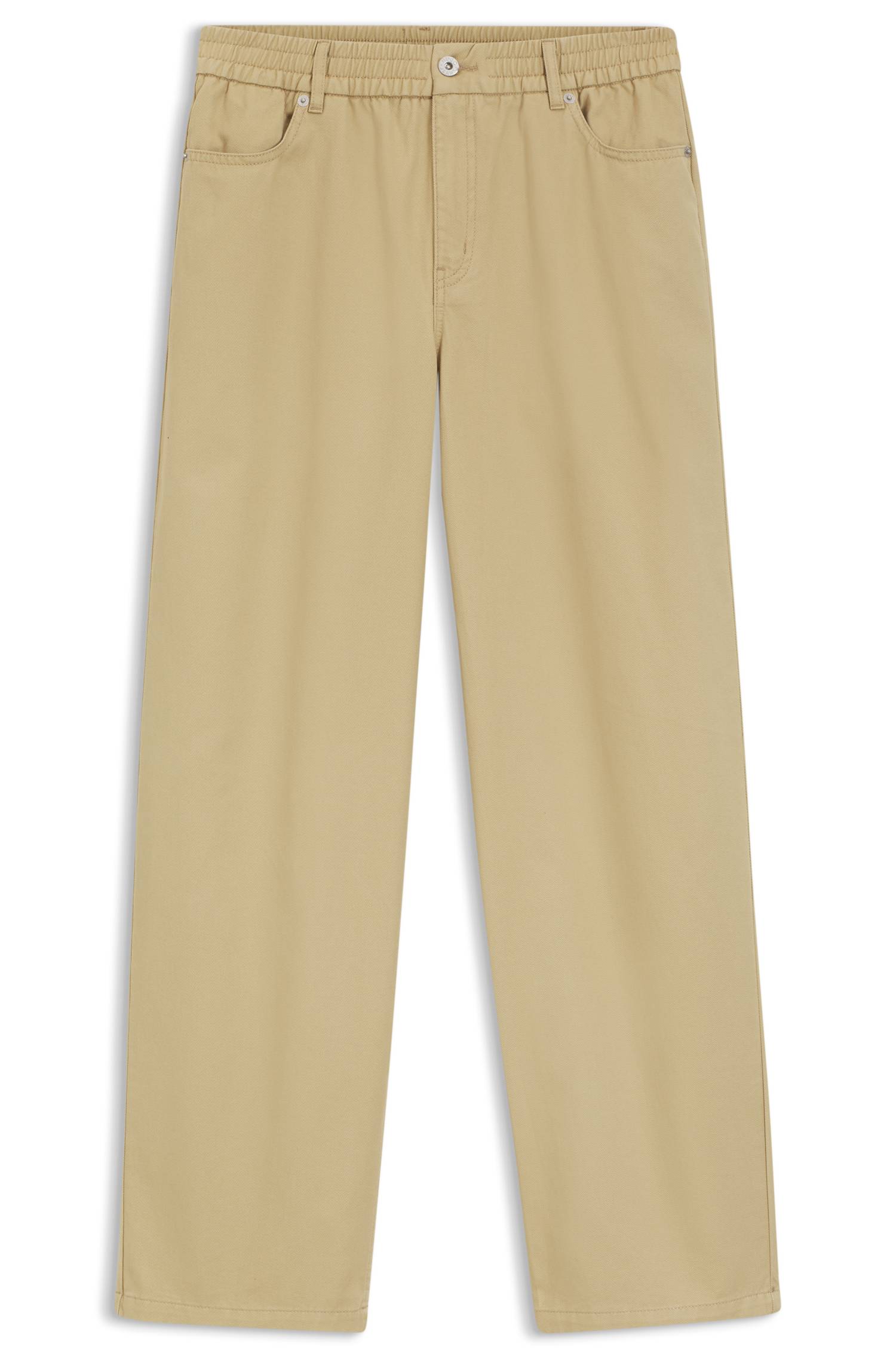 Hugo Relaxed-fit trousers in cotton byxor dam – bild 4