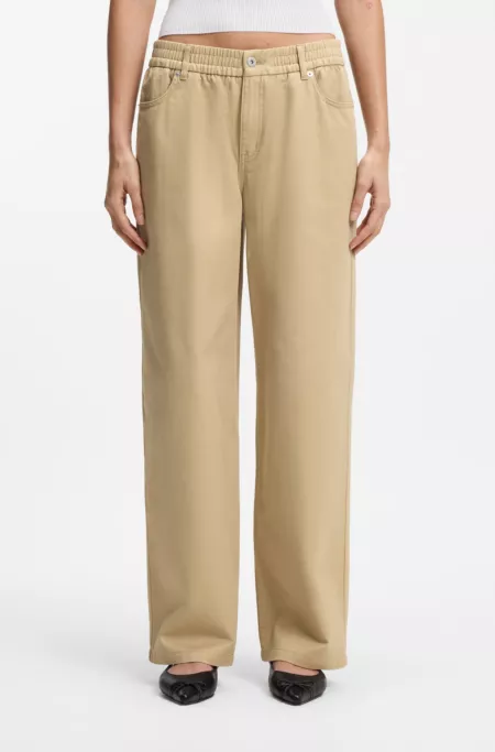 Relaxed-fit trousers in cotton
