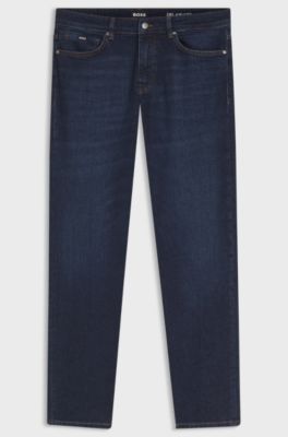 Vaqueros Delaware slim fit de c&oacute;modo tejido vaquero el&aacute;stico azul, Azul oscuro