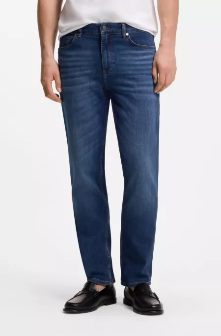Maine regular-fit jeans in blue comfort-stretch denim