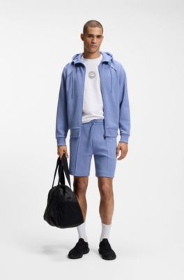 Camiseta de algod&oacute;n el&aacute;stico con ilustraci&oacute;n de tenis, Blanco