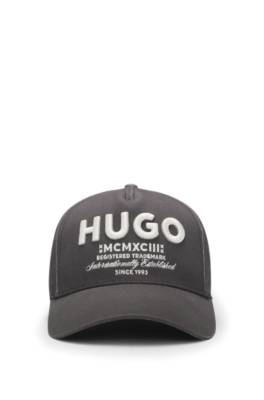 Cotton-twill cap with 3D embroidered logo 1