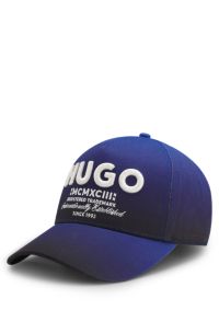 Cotton-twill cap with 3D embroidered logo, Blue