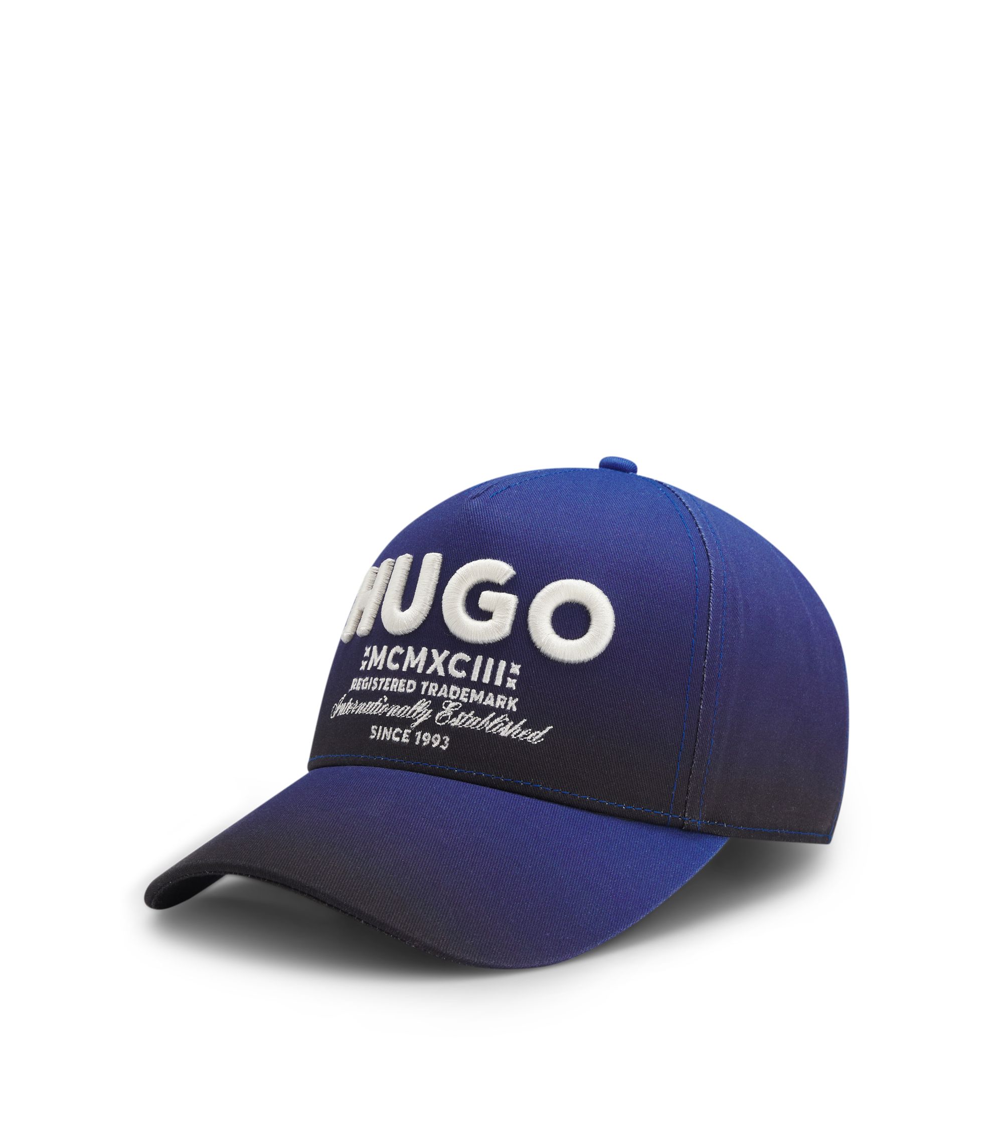 Cap aus Baumwoll-Twill mit 3D-Logo-Stickerei
