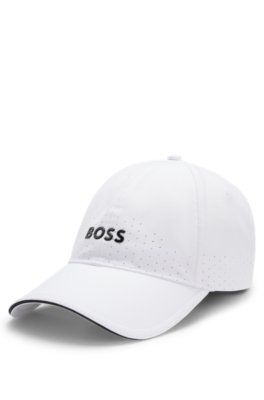 Perforated cap with gloss logo