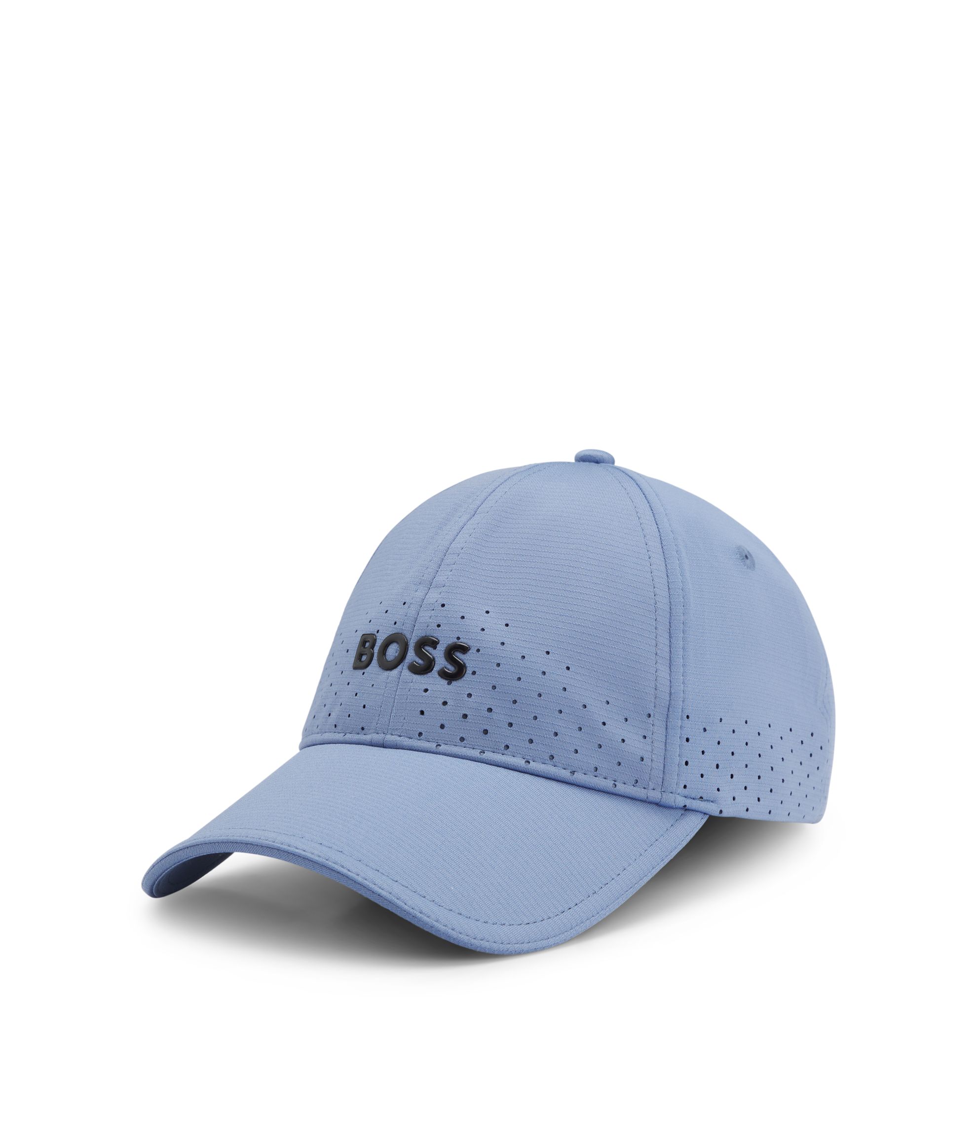 Perforierte Cap mit glänzendem Logo