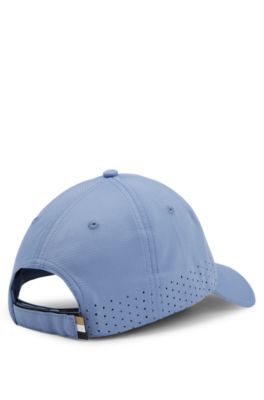 Perforated cap with gloss logo, Light Blue