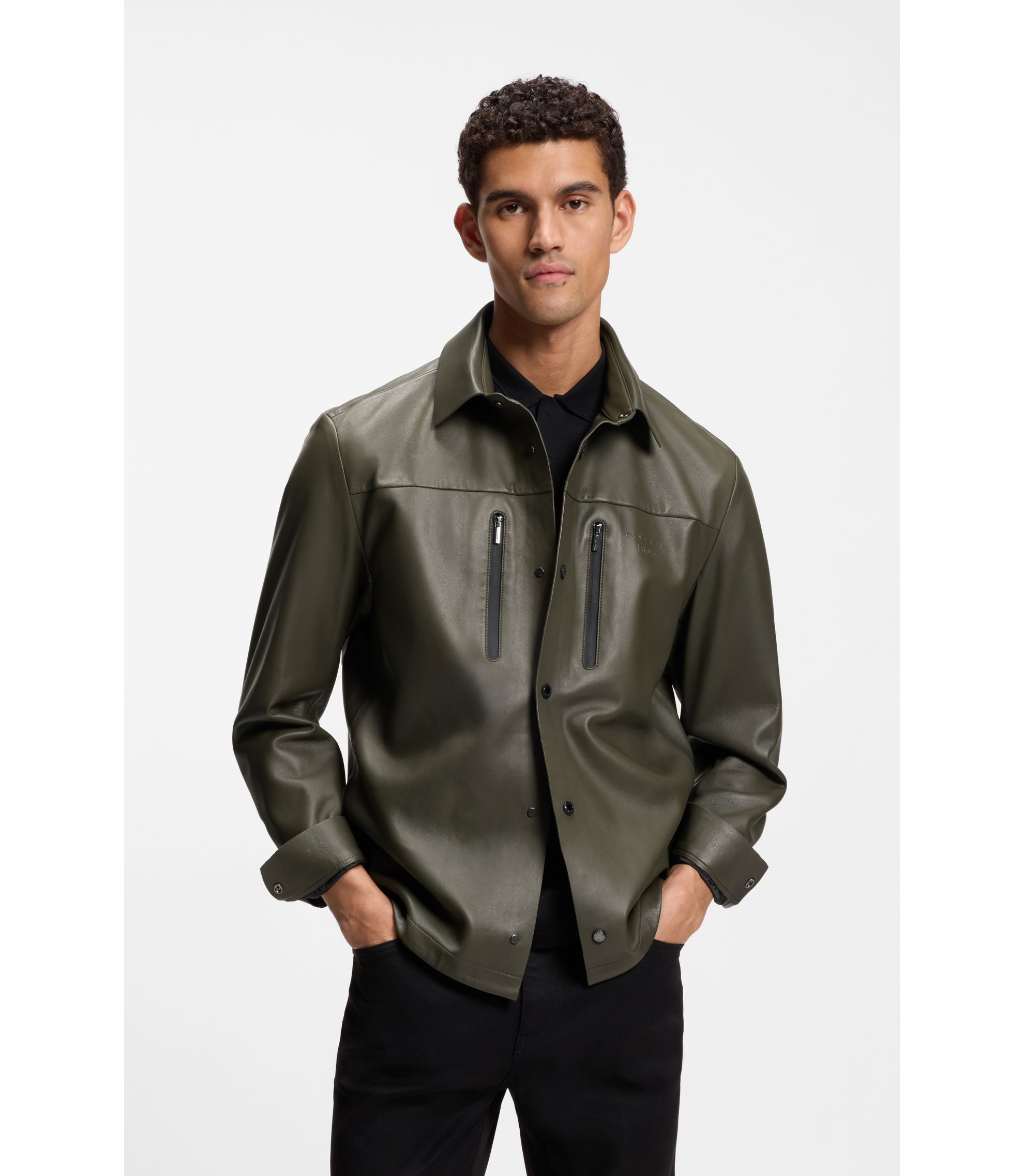 メンズレザージャケット | HUGO BOSS