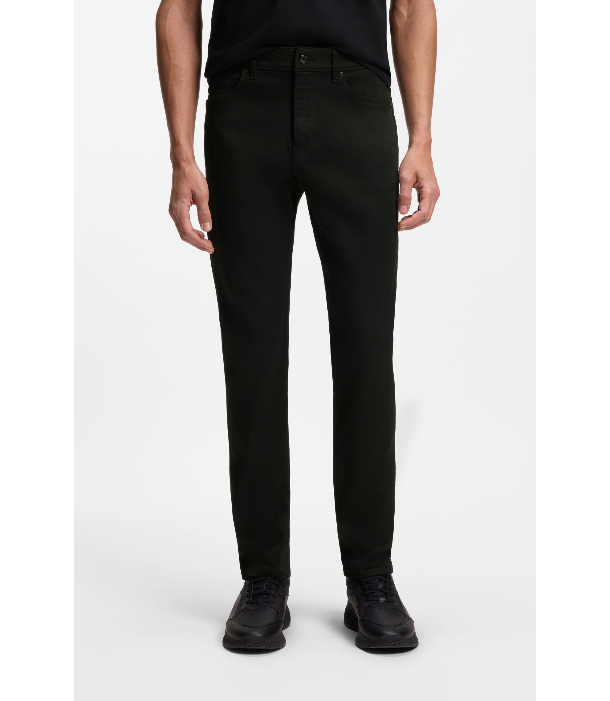 Porsche x BOSS Tapered-Fit Hose aus Stretch-Denim