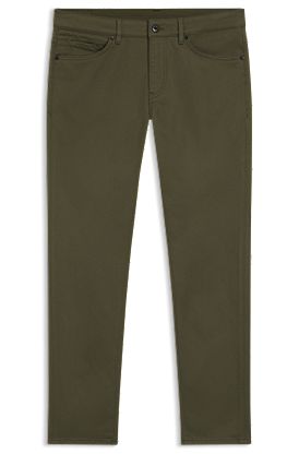 Porsche x BOSS tapered-fit trousers in stretch denim