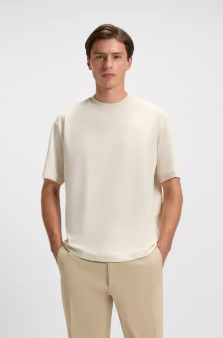 Modern-fit cotton-blend T-shirt