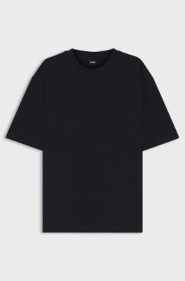 Relaxed-fit cotton-blend T-shirt , Dark Blue