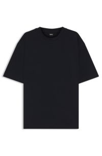 Relaxed-fit T-shirt with logo flag, Dark Blue