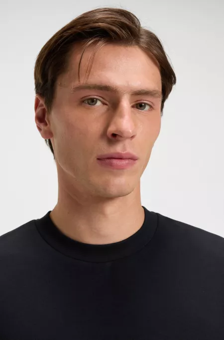 Modern-fit cotton-blend T-shirt