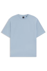 Relaxed-fit T-shirt with logo flag, Light Blue