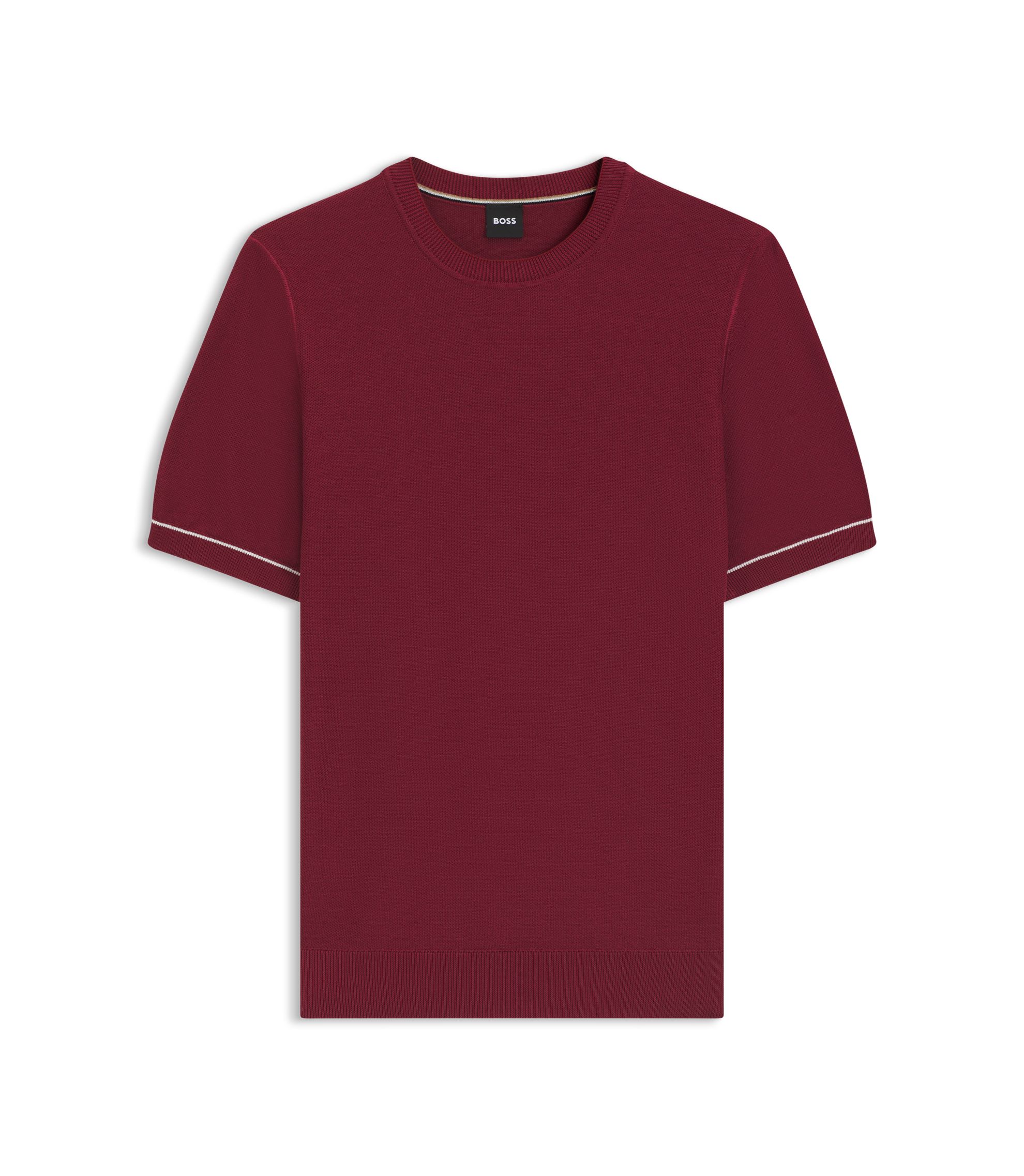 Pullover aus Baumwoll-Mix mit horizontalem Streifen