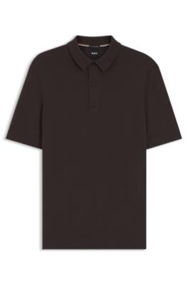 Knit polo in virgin wool 1