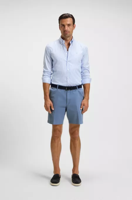 Cotton-twill shorts
