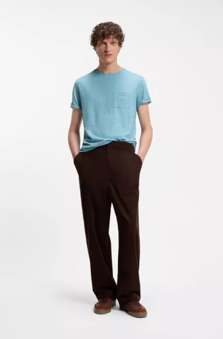 BOSS BY BECKHAM T-shirt in linen