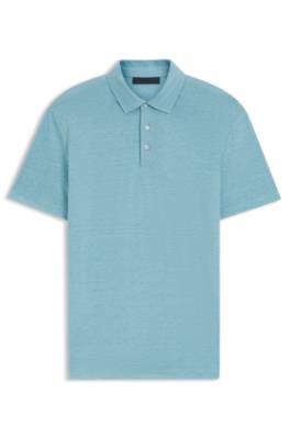 BOSS BY BECKHAM polo shirt in linen 1