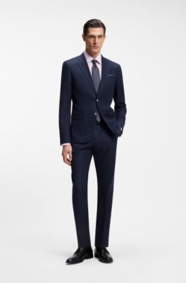 Regular fit-skjorta i bomullsdobby med stretch och easy iron-finish, ljusrosa