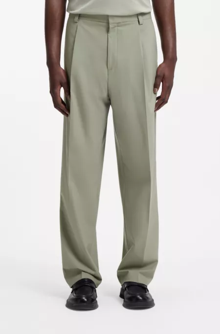 Straight-Fit Hose aus Superflex-Woll-Mix