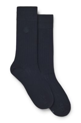 Two-pack of regular-length modal-blend socks, Dark Blue
