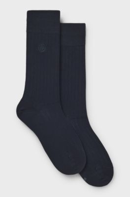 Two-pack of regular-length modal-blend socks, Dark Blue