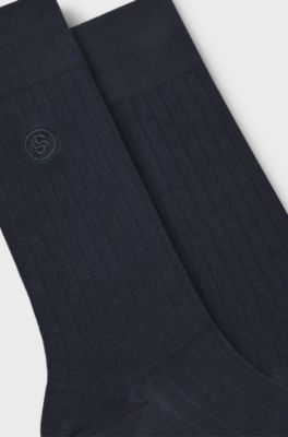 Two-pack of regular-length modal-blend socks, Dark Blue