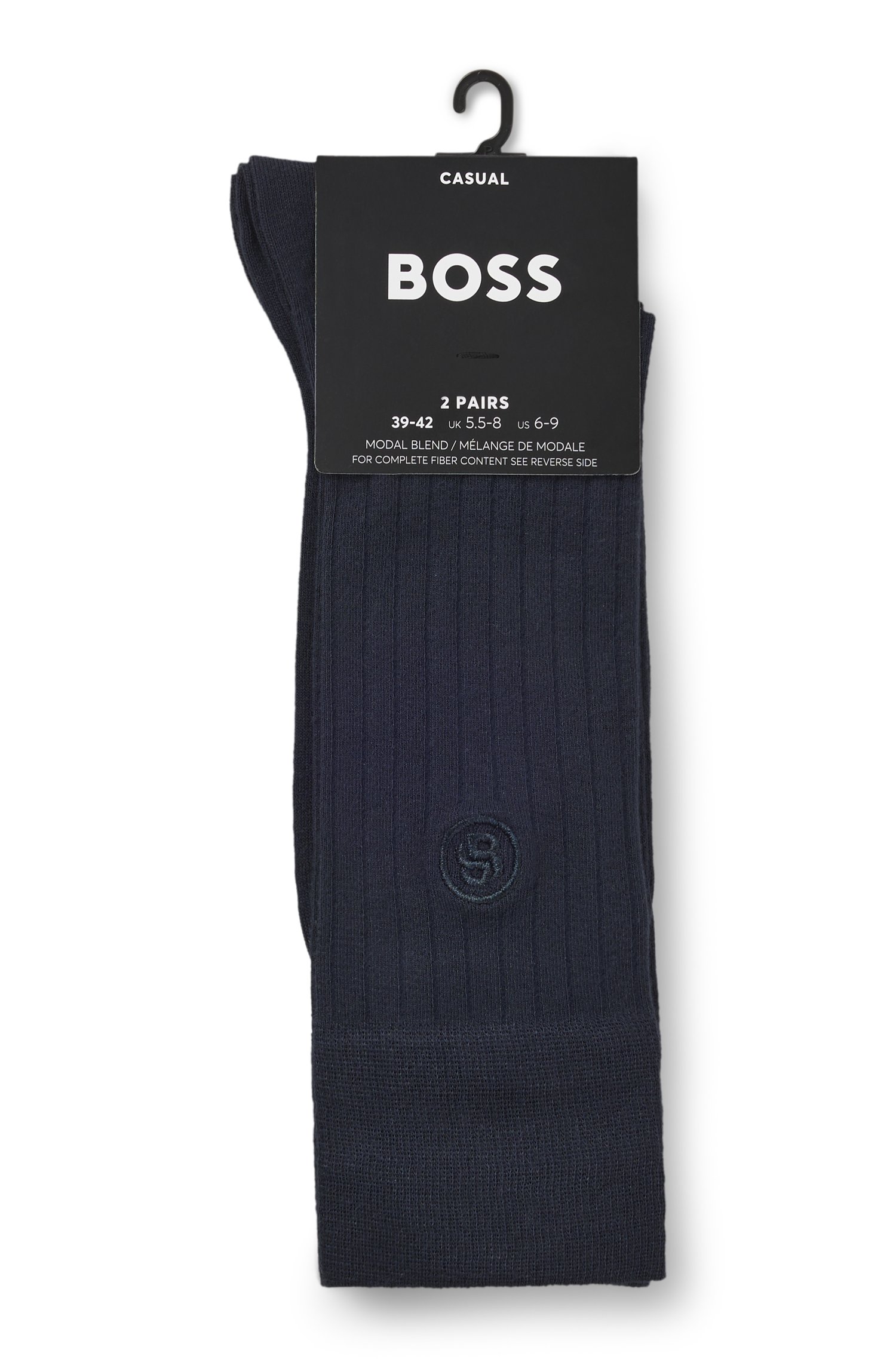 Boss 2-pack regular-length socks strumpor herr – bild 2