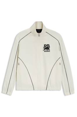 HUGO x RB zip-up jacket with bull motif 1