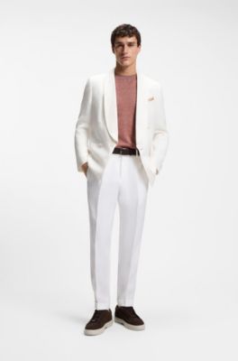 Gary trainers with woven suede uppers, Dark Brown