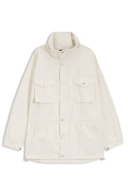 BOSS BY BECKHAM parka jacket in cotton 1