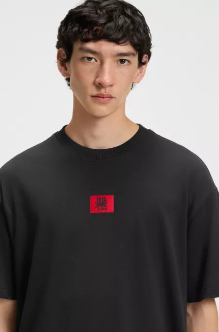 HUGO x RB by Slawn cotton T-shirt with printed back