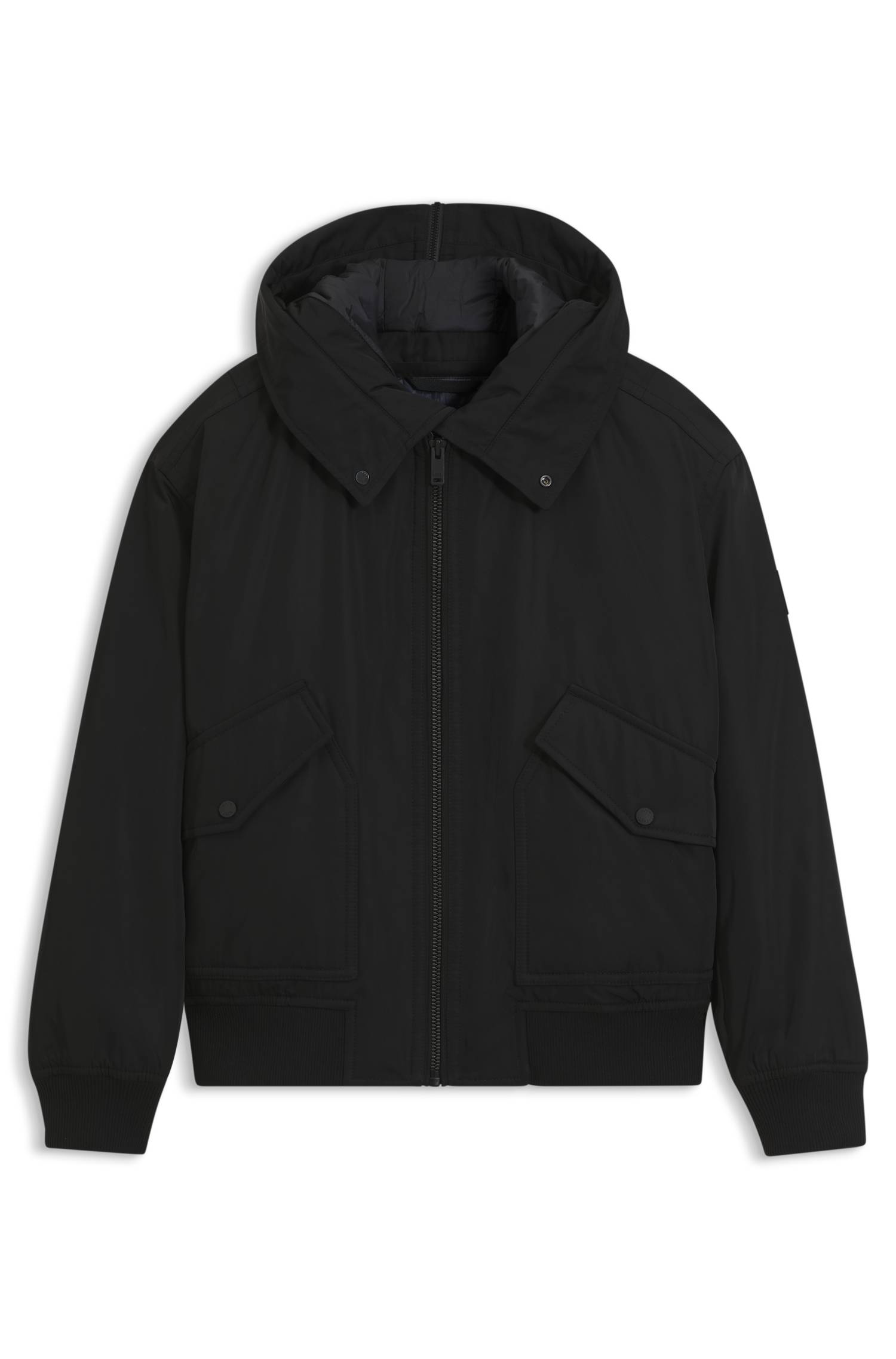 Boss Water-repellent jacket with detachable hooded bib jackor herr – bild 4