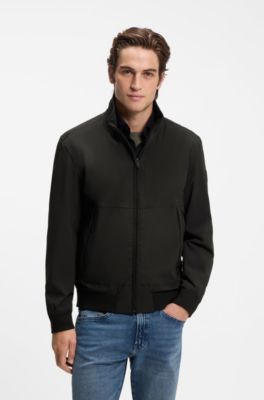 Water-repellent softshell jacket, Black