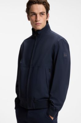Water-repellent softshell jacket, Dark Blue