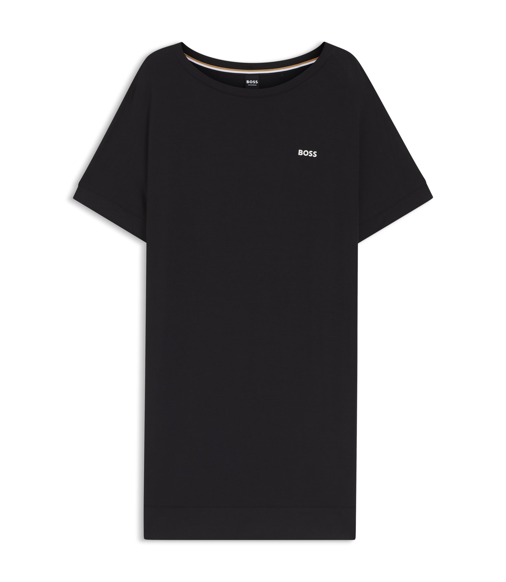 Nachthemd aus Stretch-Jersey mit Logo-Print