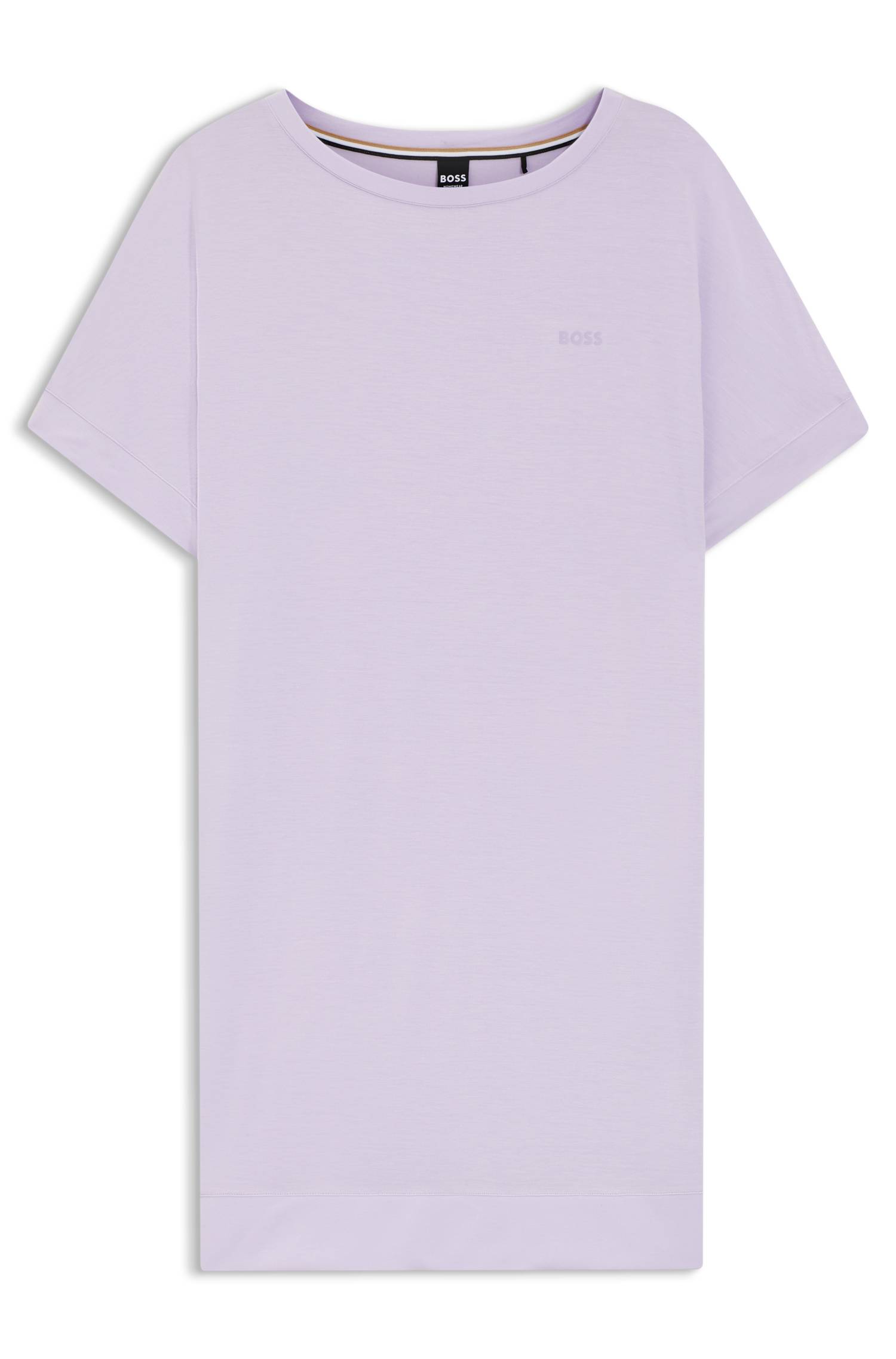 Boss Stretch-jersey night dress with logo print pyjamas & nattlinnen dam – bild 4