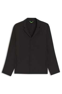 Water-repellent jacket in stretch fabric, Black