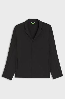 Water-repellent jacket in stretch fabric, Black