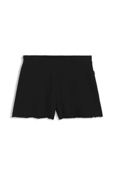 Pyjama-Shorts aus Baumwoll-Mix mit Waffelstruktur
