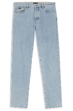 Bright-blue jeans in comfort-stretch denim