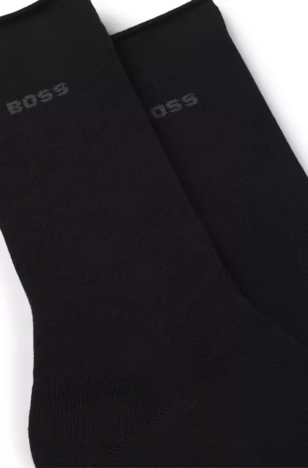 Two-pack of regular-length socks with bamboo
