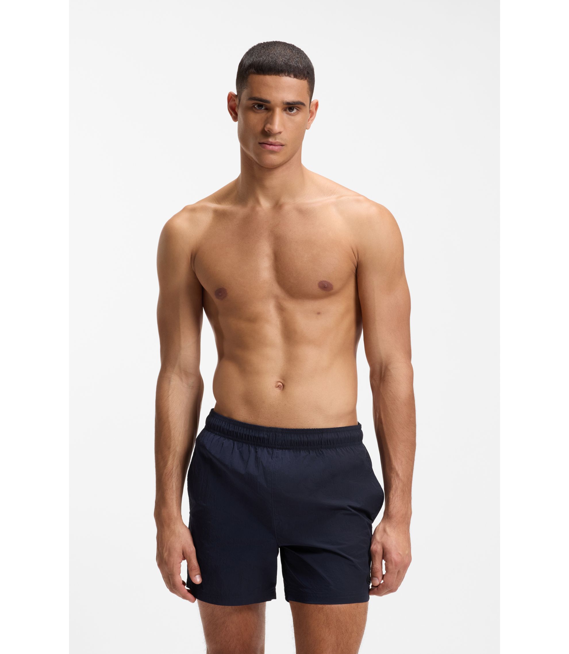 Badeshorts mit Double-B-Monogramm-Besatz